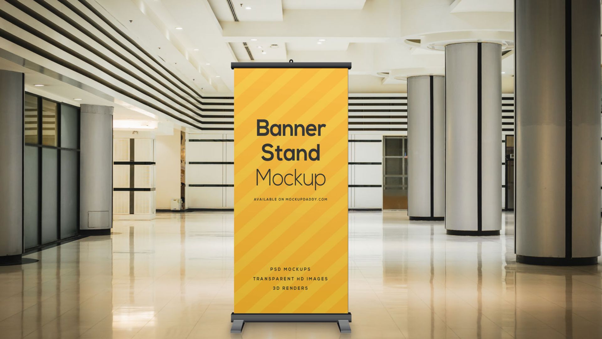 Stand banner. Стенд мокап. Ролл ап мокап. Баннер в ТЦ мокап. Ролл ап в интерьере.