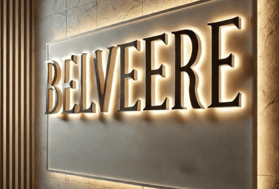 3d letter sign board