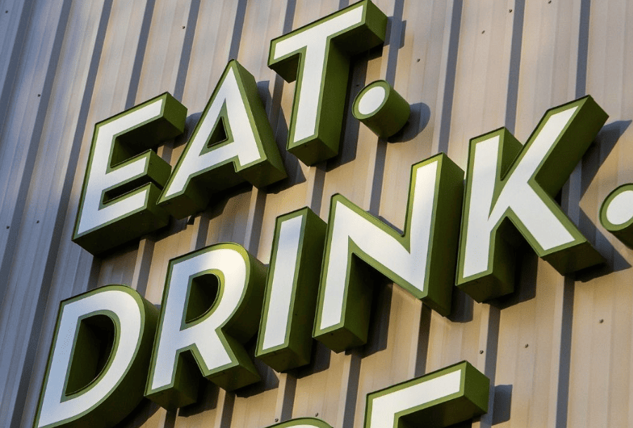 restaurants signboard